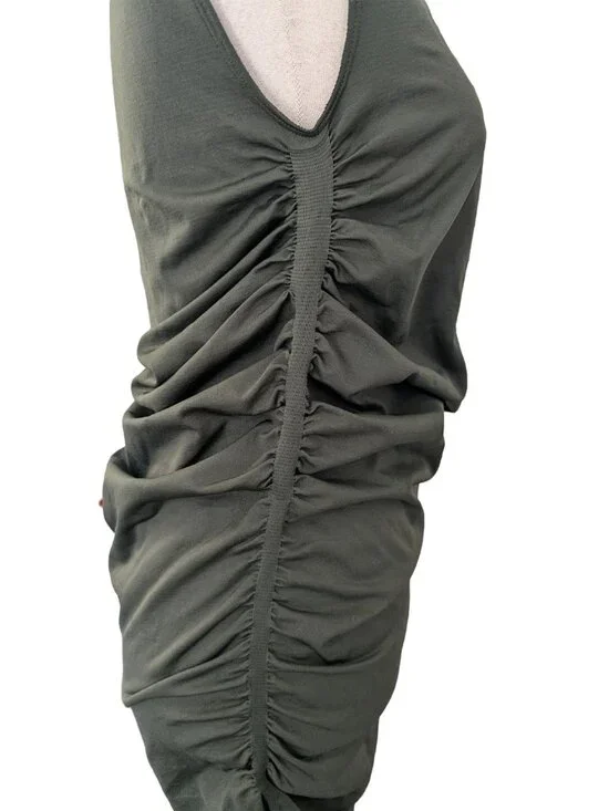 NWOT Blanqi Maternity Olive Tank Dress size L/XL - Picture 8 of 14